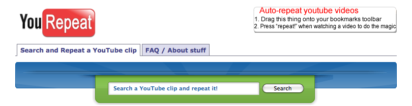 yourepeat youtube video loop code