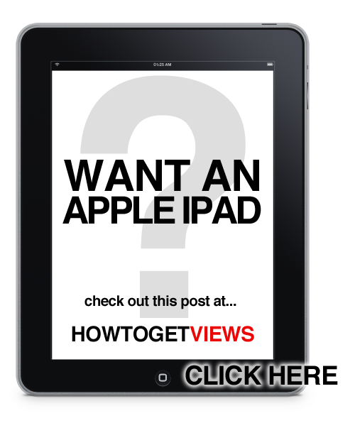ipad youtube contest
