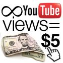 Buy YouTube Views for 5 dollars