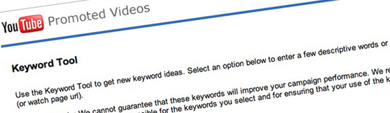 youtube google keyword tool